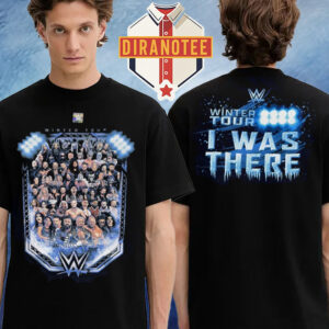WWE Winter Tour 2026 I Was There And Photo Two Sided Unisex T-Shirt