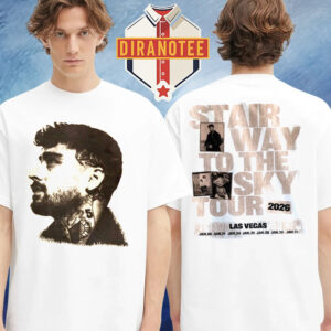 Zayn Music Merch Tee Malik Tour 2026 Two Sided Unisex T-Shirt