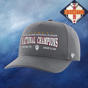 Indiana Hoosiers College Football Playoff 2025 National Champions Classic Cap Hat Snapback