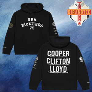 75th Anniversary 1950 11 8 17 Cooper Clifton Lloyd NBA Pioneers Unisex Hoodie