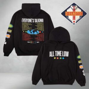 All Time Low Everyone’s Talking! NA Dateback All Over Print Hoodie