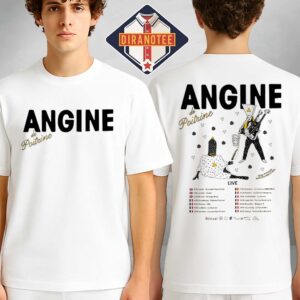 Angine De Poitrine Tour Poster Vol II Live Across United Kingdom France Belgium May 2026 Two Sides Tee