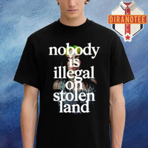 Billie Eilish Nobody Is Illegal On Stolen Land Anti ICE Unisex T-Shirt