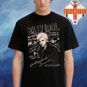 Billy Idol Worlds Forgotten Boy To Be A Lover Unisex T-Shirt
