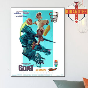 D-Box Poster For GOAT You’re Never Too Small To Dream Big Exclusively In Movie Theatres February 13 2026 Home Decor Poster Canvas
