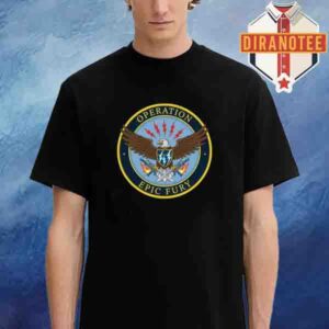 Department of War Israel-US the Mission Operation Epic Fury Liberate Iran Unisex T-shirt
