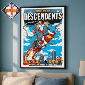 Descendents At House Of Blues In Houston Texas On February 27 2026 US Tour Home Decor Poster Canvas