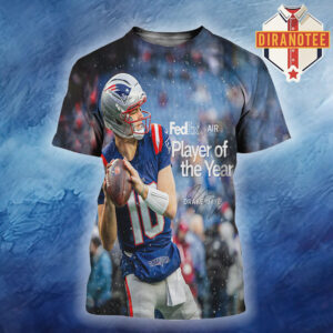 Drake Maye Is Player Of The Year NFL 2025 All Over Print Shirt