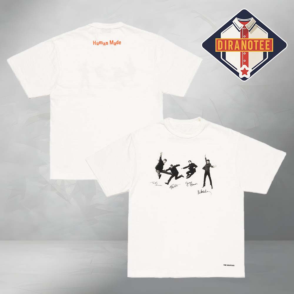 Human Made x The Beatles Jump Photo Memory Two Sides Unisex T-Shirt Human Made x The Beatles Jump Photo Memory Two Sides Unisex T-Shirt