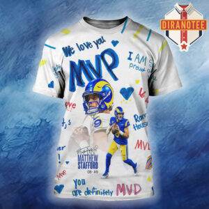 Matthew Stafford Is The MVP Season NFL 2025 All Over Print Shirt