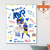 Drake Maye Is Player Of The Year NFL 2025 Home Decor Poster Canvas