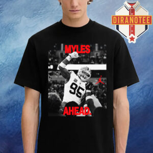 Myles Garrett Cleveland Browns X Jordan Myles Ahead Unisex T-Shirt