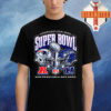 New England Patriots Vs Seattle Seahawks Helmet Matchup Super Bowl LX 2026 At Bay Arena Diamond Unisex T-Shirt