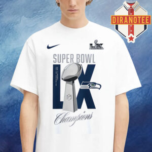 Nike Seattle Seahawks Super Bowl LX Champions Lombardi Trophy Unisex T-Shirt