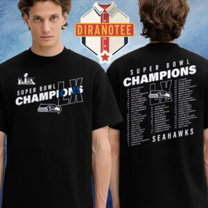 Seattle Seahawks Fanatics Super Bowl LX Champions Best Teammates Roster Unisex T-Shirt