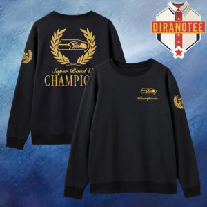 Seattle Seahawks Super Bowl LX Champions USA 250 NFL Gold Standard Unisex Sweatshirt
