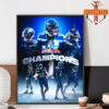 Seattle Seahawks Are Super Bowl LX 2025 2026 Champions NFL Home Decor Poster Canvas