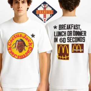 Travis Scott x Cactus Plant Flea Market 60 Seconds Two Sides Unisex T-Shirt