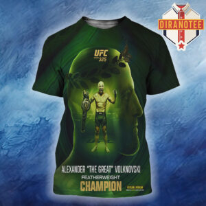 UFC 325 Alexander Volkanovski The Great Featherweight Champion All Over Print Shirt