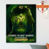 Alexander Volkanovski The Great UFC 325 Champion Home Decor Poster Canvas