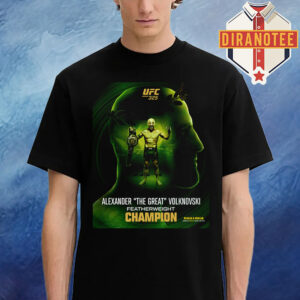 UFC 325 Alexander Volkanovski The Great Featherweight Champion Unisex T-Shirt