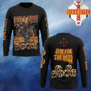 Upon A Burning Body Merch Killshot Aim For The Head Unisex Longsleeve