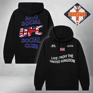 Anti Social Social Club x UFC Unisex UK Fight Night Hoodie