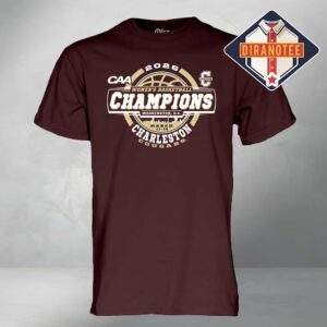 Charleston Cougars Women’s Basketball Blue 84 Unisex 2026 CAA Tournament Champions Unisex T-Shirt