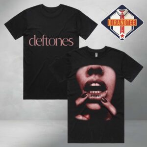 Deftones 2026 Black Lip Tatt Two Sides Print Tee Shirt