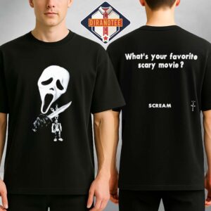 Don Toliver x Scream x Cactus Jack Favorite Scary Movie Two Sides Unisex T-Shirt