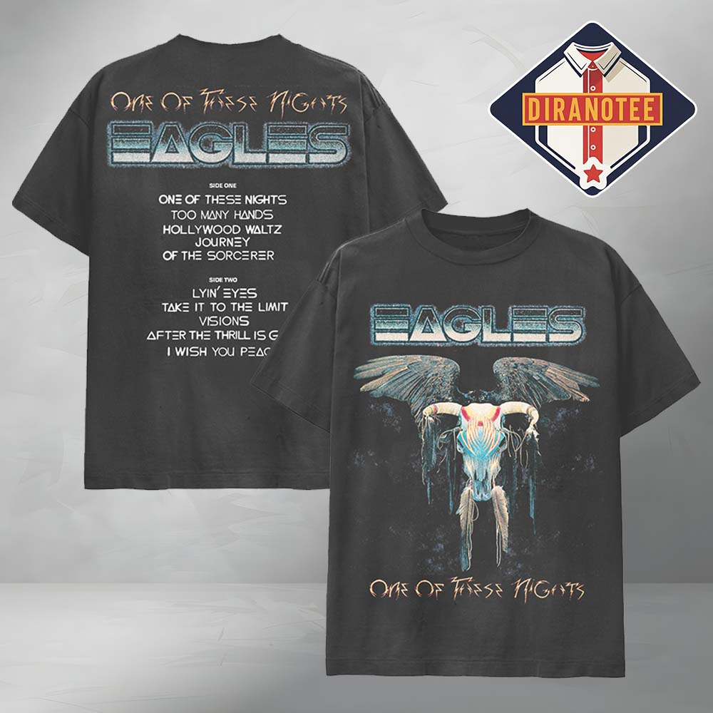 Eagles 2026 One Of These Nights Black Tee Eagles 2026 One Of These Nights Black Tee