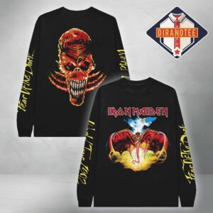 Iron Maiden 50th Fear Of The Dark Longsleeve Tee