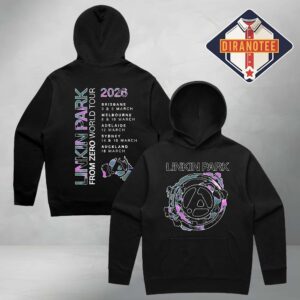 Linkin Park x Deus Ex Machina Anya AUS NZ Watercolour Unisex Hoodie