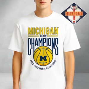 Michigan Wolverines Men’s Basketball Has Been Winner The 2025-2026 Big Ten Regular Season Champions Unisex T-Shirt
