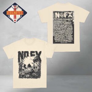 NOFX 2026 OG Film Skull 40 Years Of Fucking Up Tee