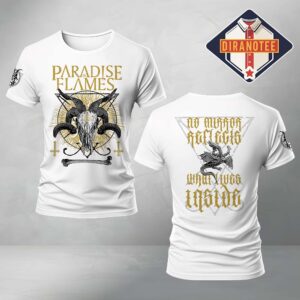 Paradise In Flames No Mercy For Rats What Was Lost Occult Skull Graphic Unisex T-Shirt